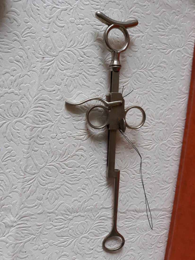 antique cary germany doctors tonsil snare tool (1 of 4)