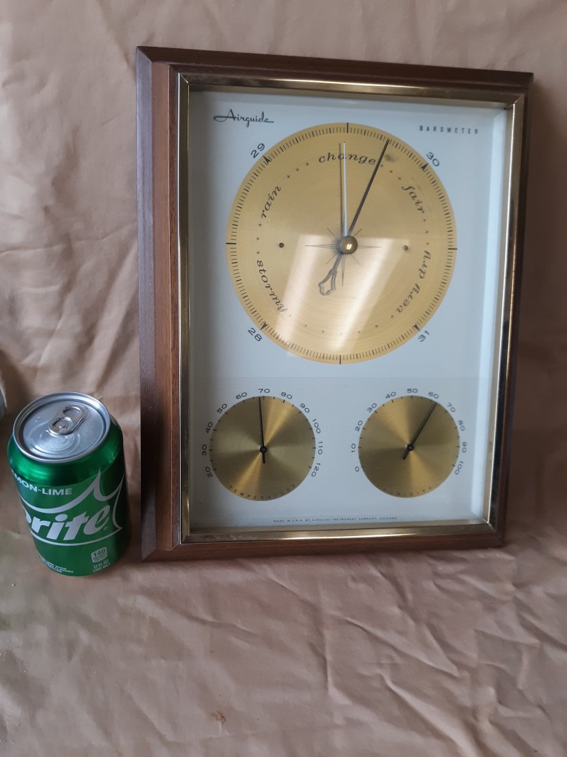 mid century airguide weather station barometer (1 of 3)