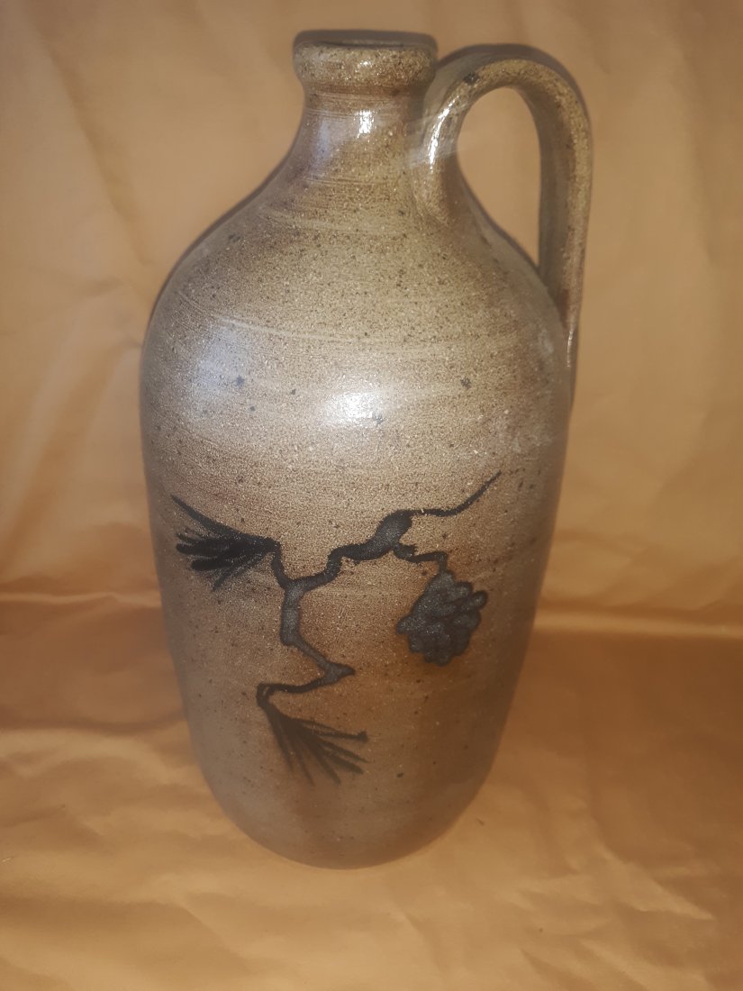 Vernon Owens Pottery Jug 1975 Salt Glaze Beauty! (1 of 3)