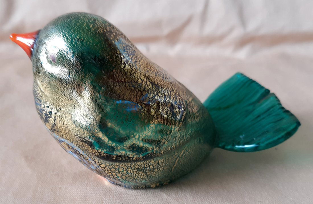 Murano Italy glass bird hand blown beautiful (1 of 4)