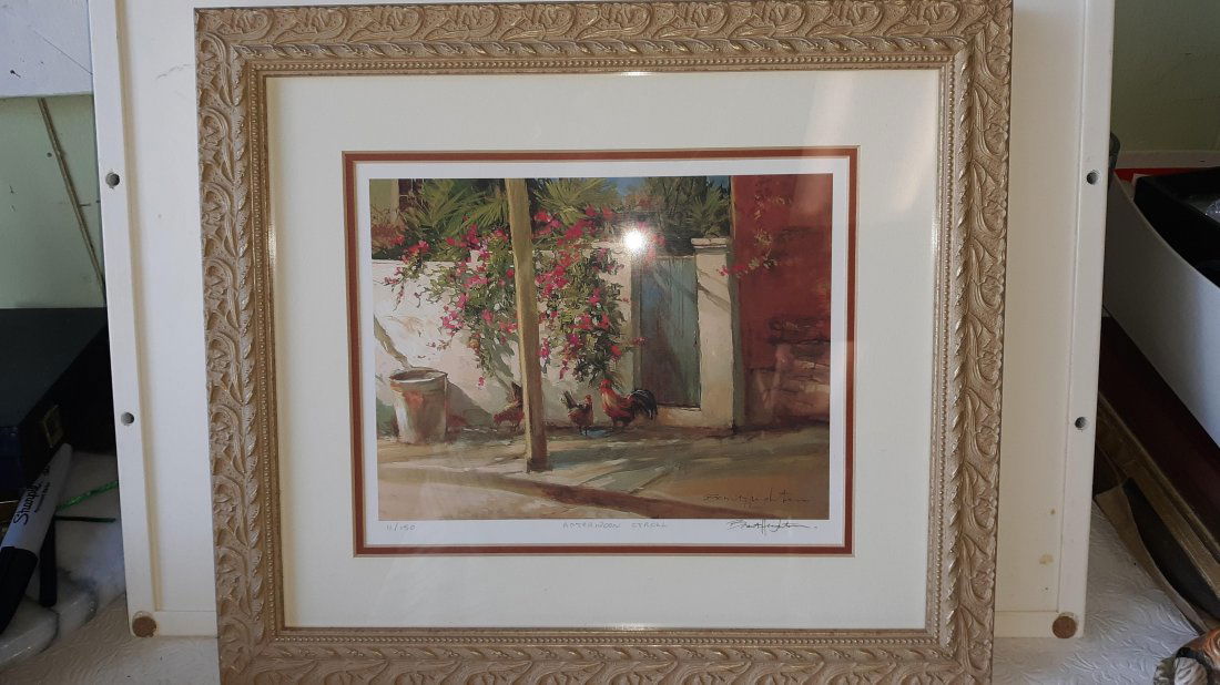 Giclee print  Art Brent Heighton Signed & Numbered Afternoon Stroll (1 of 4)