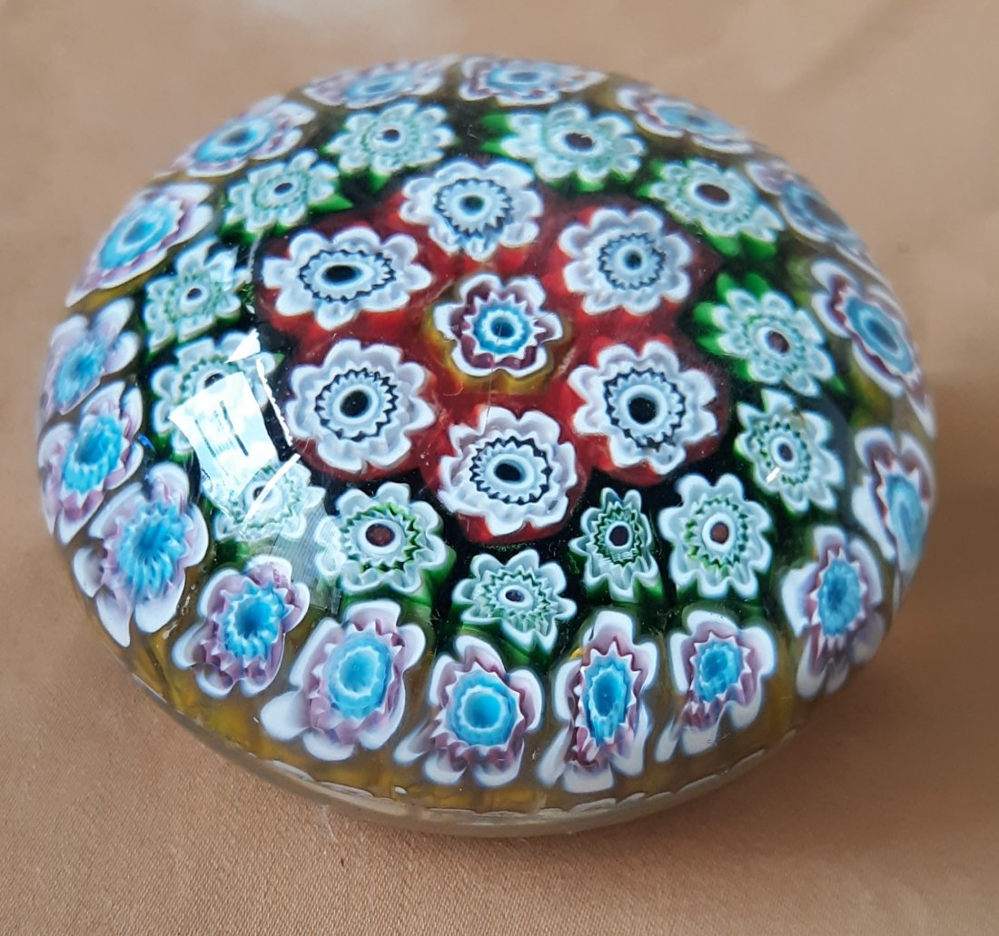 Murano millefiori paperweight Ferro and Lazzarini (1 of 3)