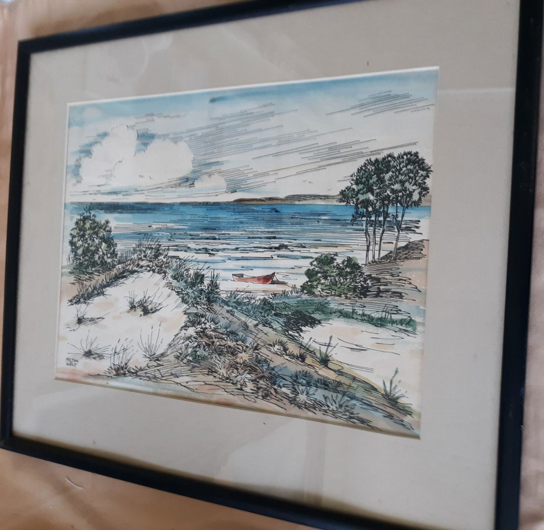 milton welt cape cod original watercolor cape cod dunes (1 of 3)