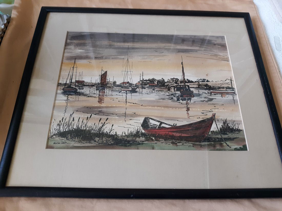 milton welt cape cod watercolor wychmere harbor (1 of 3)