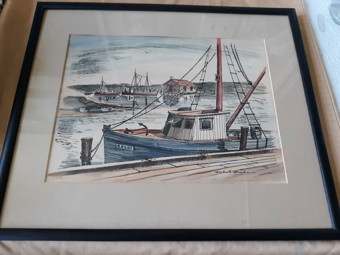 robert brooks mass watercolor rock harbor (1 of 3)