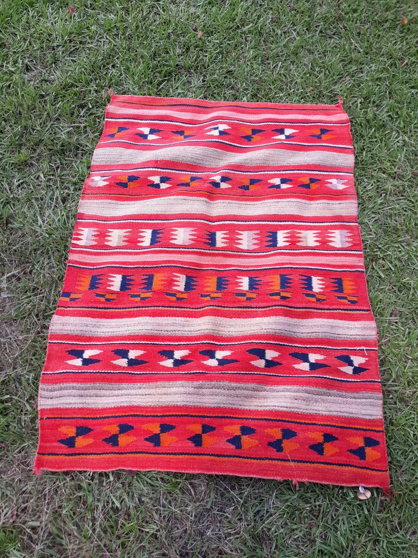 vintage Fred Harvey Navaho woven rug (1 of 5)
