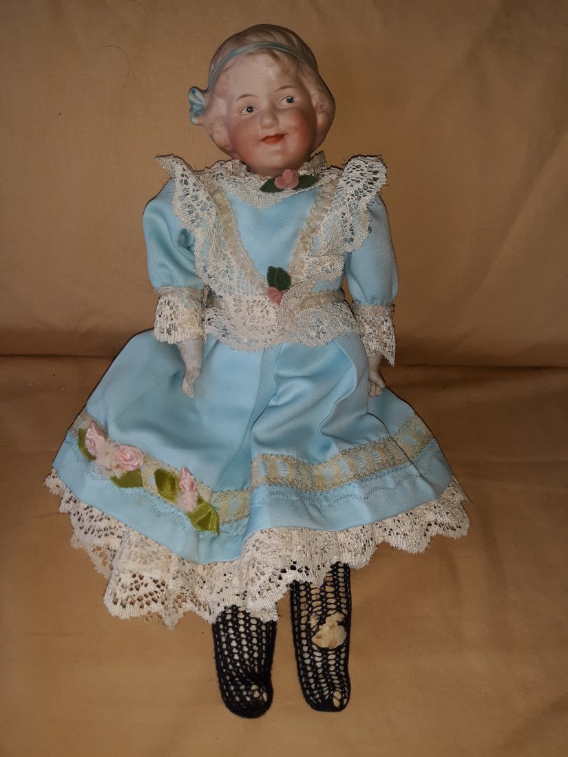 rare heubach coquette 12" leather body doll (1 of 5)
