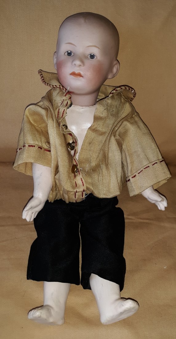 antique bisque heubach boy doll #702 jointed (1 of 5)