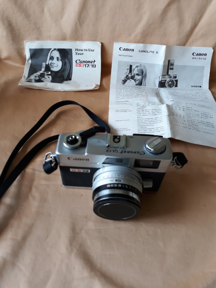 canon canonet QL17 range finder camera G-111 (1 of 5)