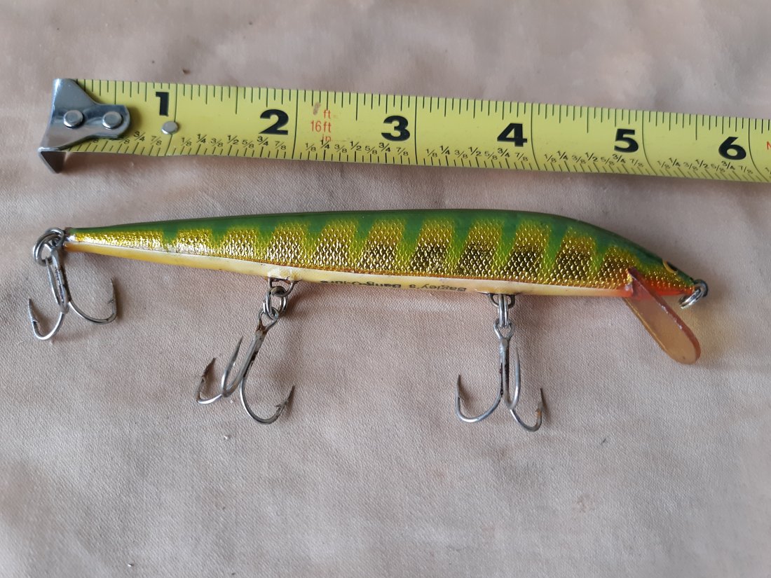 vintage bagleys striped bang o lure near mint!: from estate super nice clean lure ex + see pics you decide tough color