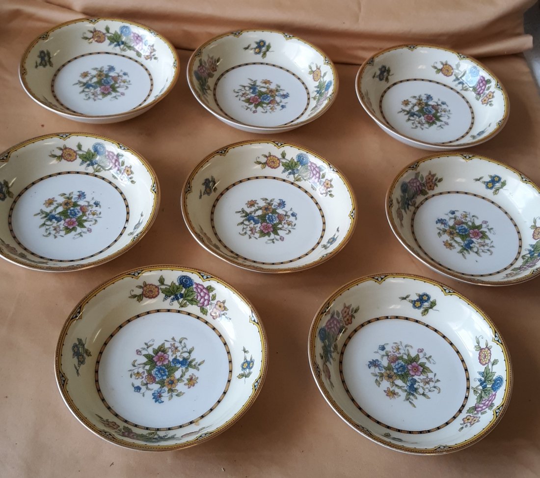 noritake china elysian lot of 8 fruit/desert bowl: Fruit/Dessert (Sauce) Bowls Elysianby NORITAKE made in japan all 8 for one bid! no damage see pics