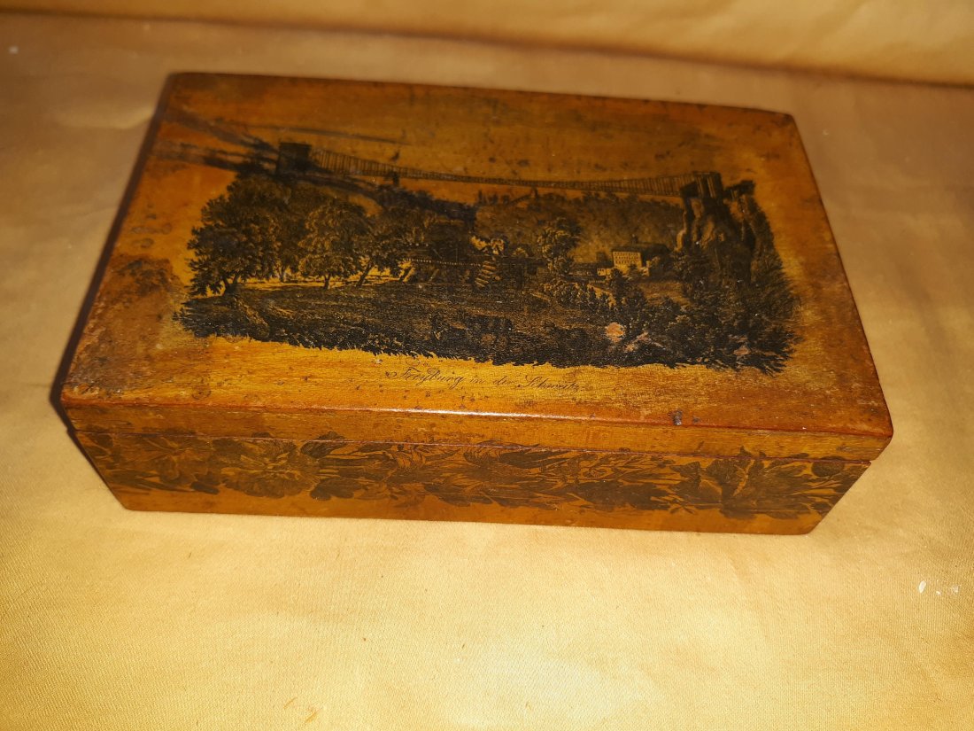 Antique Wooden Box 1800's (1 of 4)