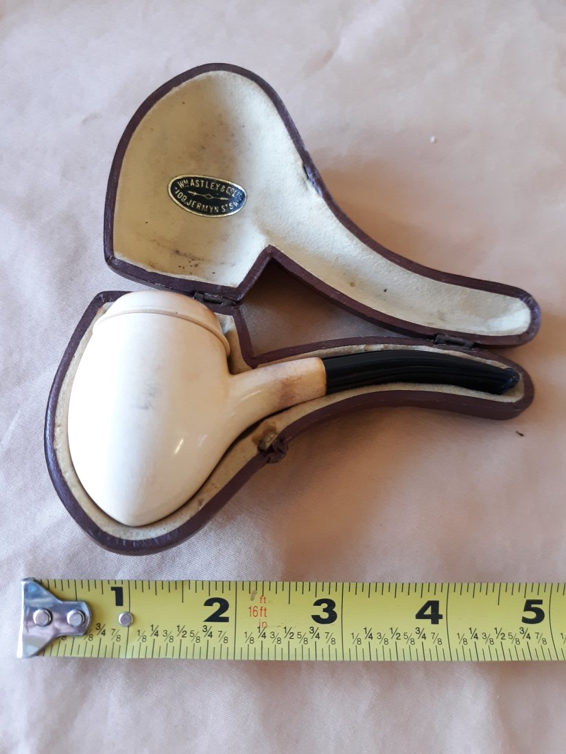 antique astley meerschaum pipe egg bowl bakelite (1 of 4)