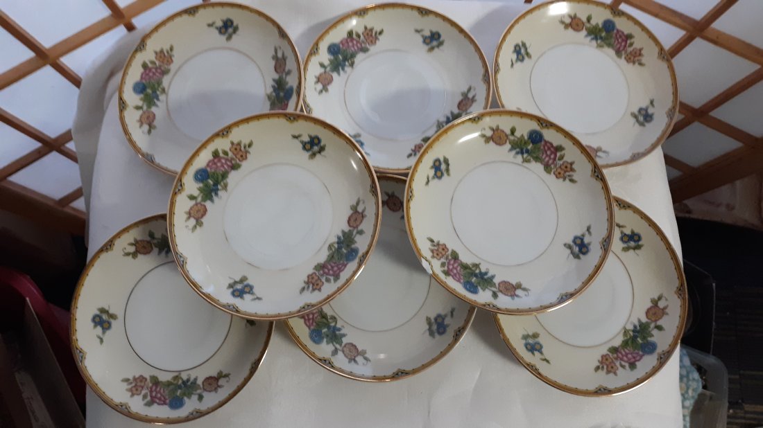 noritake elysian china 5 1/2" bread plates 8 pcs (1 of 3)