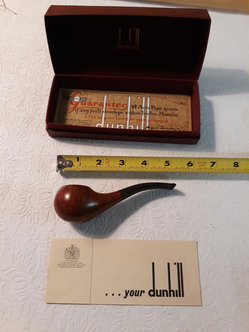 dunhill estate tobacco pipe briar w/box 745 F/T (1 of 4)