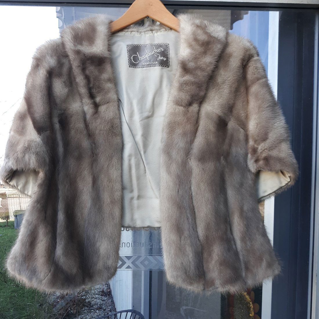 gorgeous estate mink fur capelet stole (1 of 4)