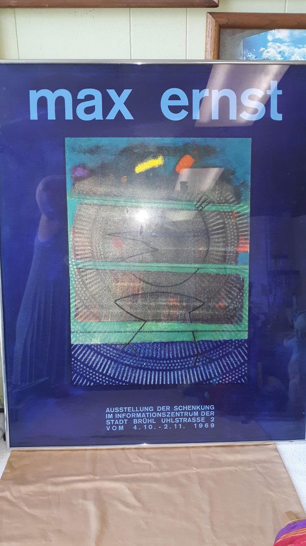MAX ERNST Estampes Offset Lithograph 1969 Poster (1 of 4)