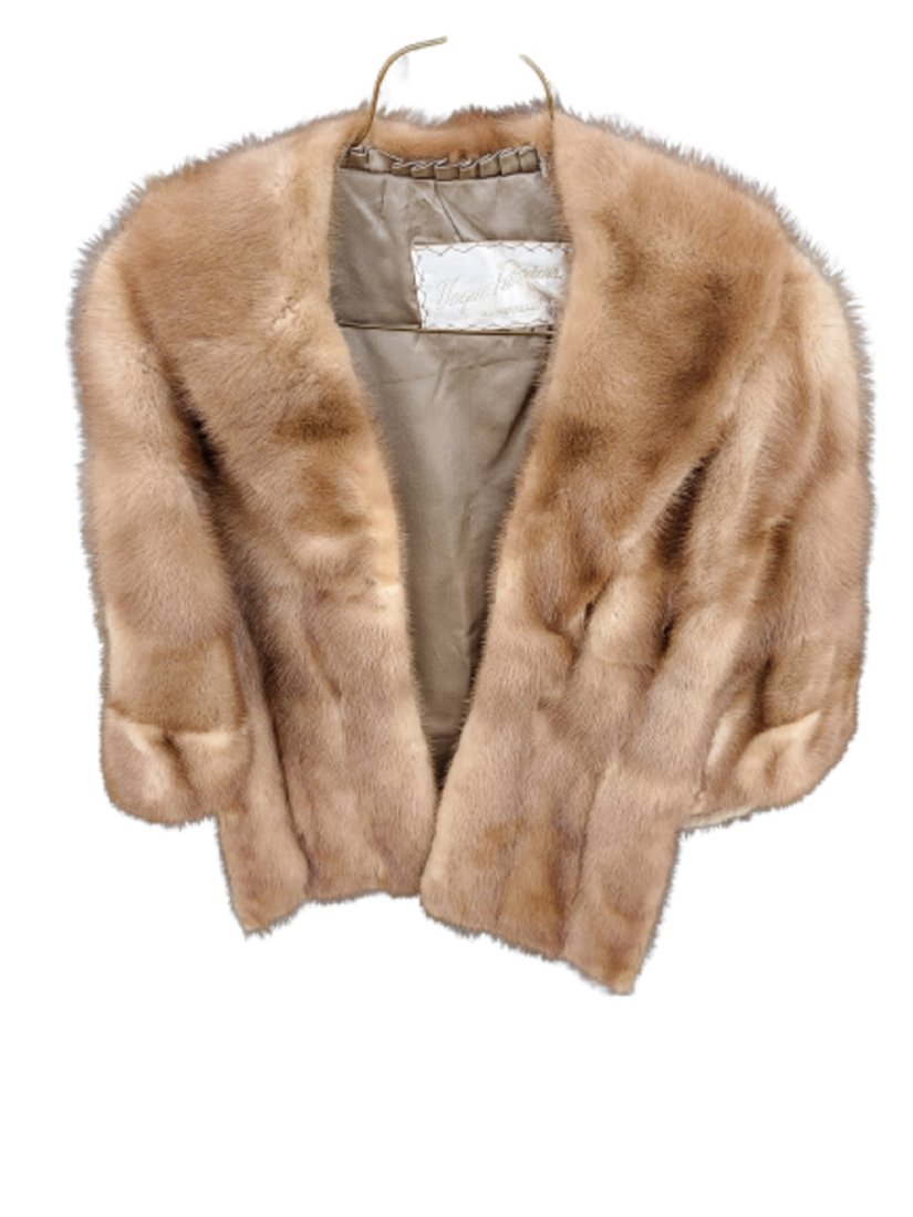 vtg mink stole cape Gorgeous Clean! (1 of 4)