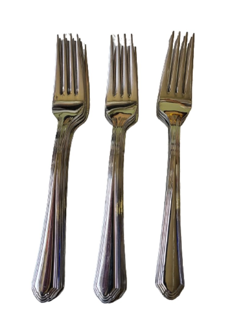 Lenox archway 18/10 stainless forks 12 pcs: all in excellent condition all 12 for one bid! see pics