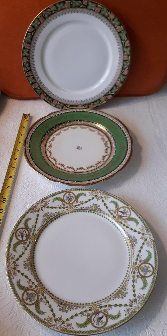 Antique Plates Lot Of 3 Limoge Austria Bavaria (1 of 2)