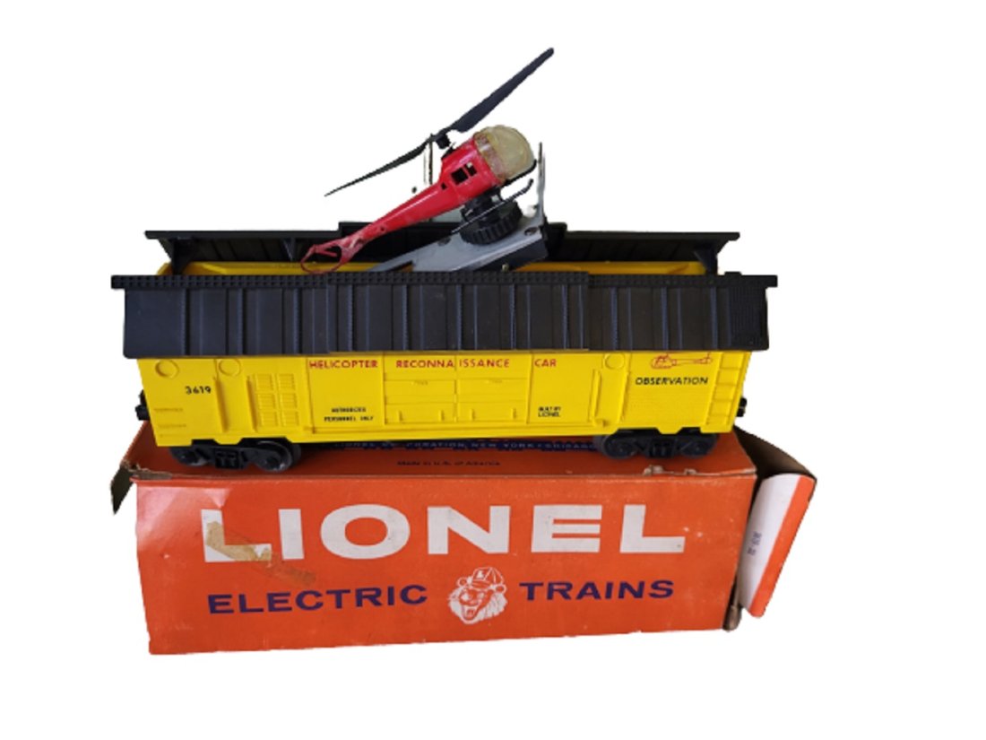 Lionel 3619 o gauge operating helicopter car (1 of 2)