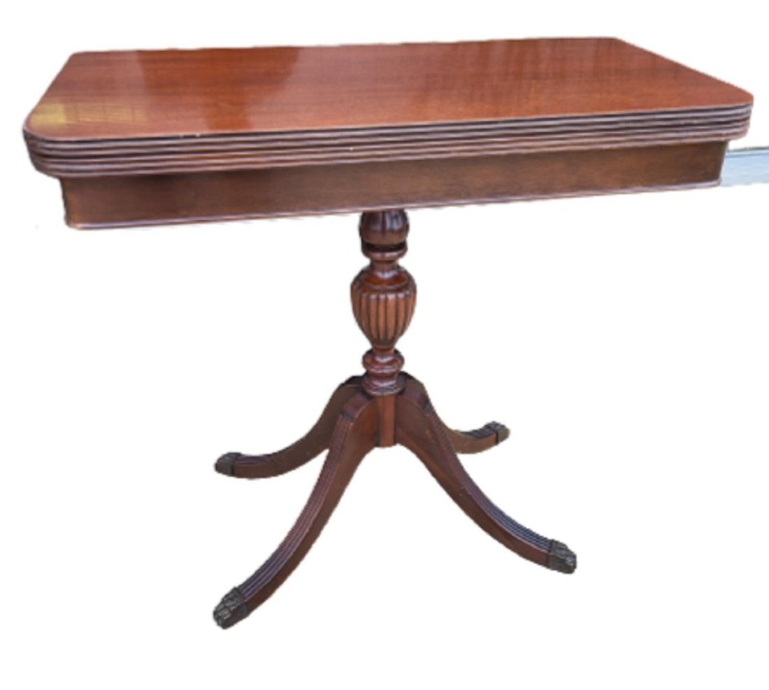 Antique Mahogany Regency Tea Table (1 of 3)