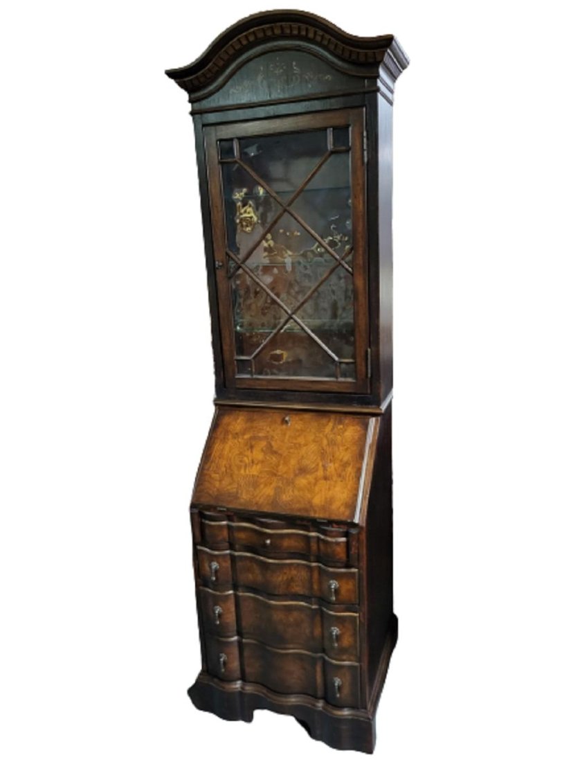 Hooker Bordeaux Secretary Desk W/Hutch (1 of 4)