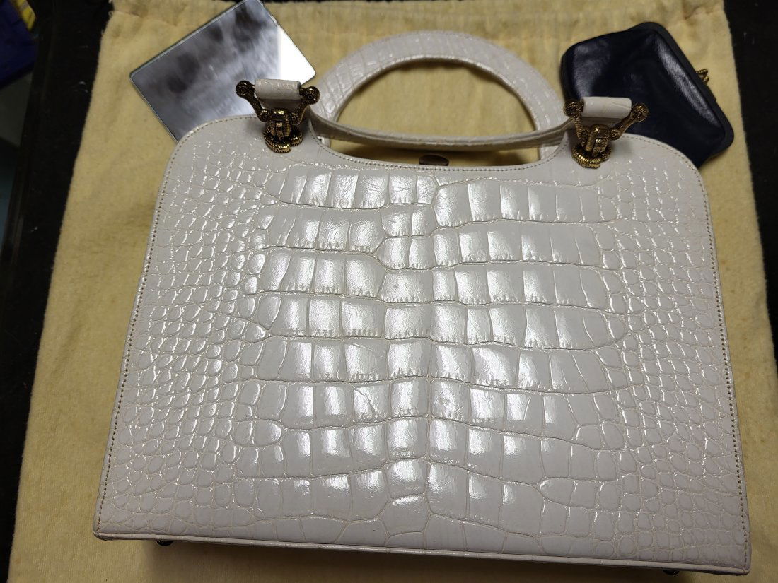 mcm patent leather handbag by eric handbags NY (1 of 3)