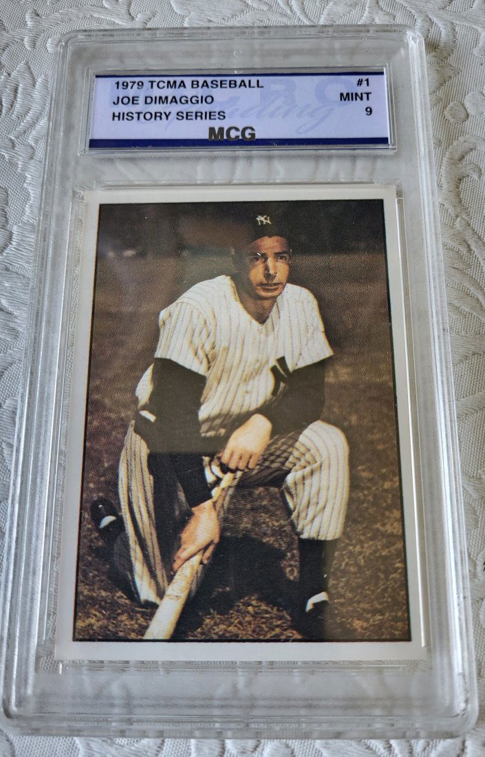 1979 TCMA baseball joe Dimaggio #1 mint 9 yankees  history (1 of 2)