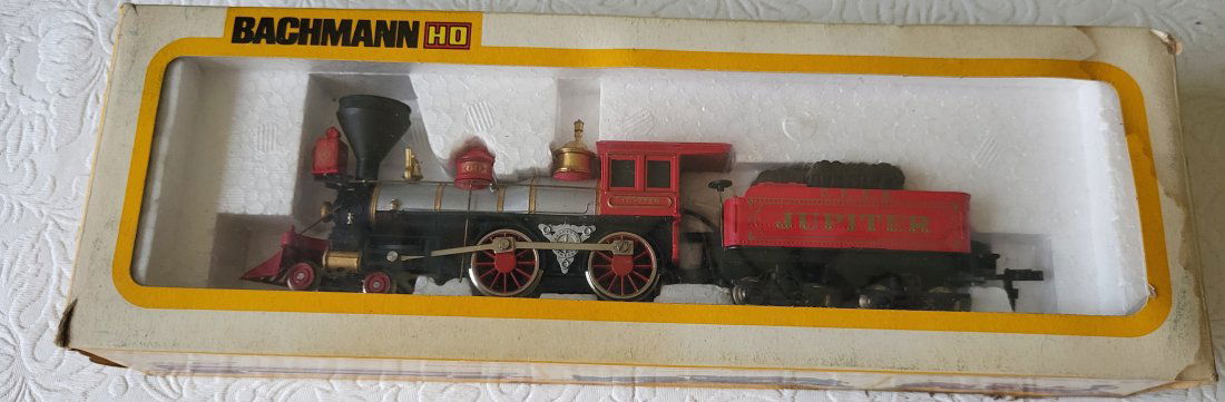 bachmann ho jupiter loco & tender steam 4-4-0 (1 of 2)