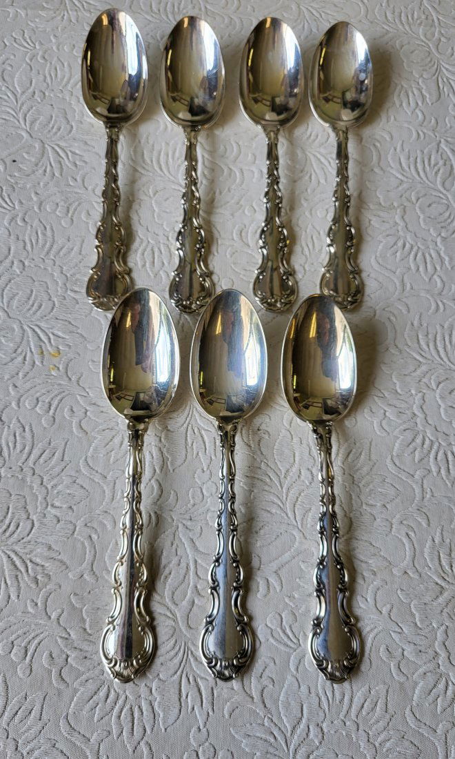 Gorham Strasbourg sterling spoons lot of 7 (1 of 3)