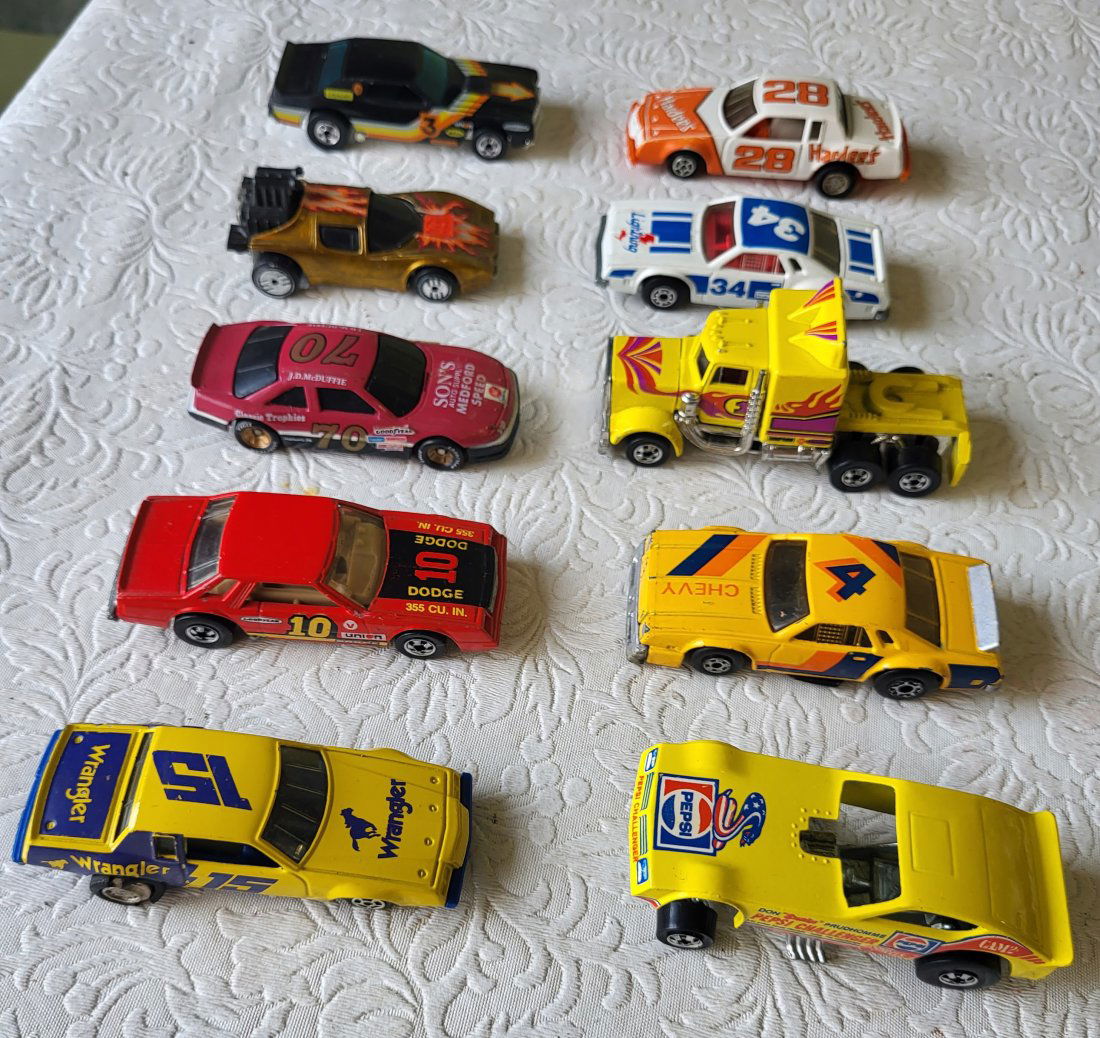 vintage hot wheels lot of 10 ertl, racing champions (1 of 3)