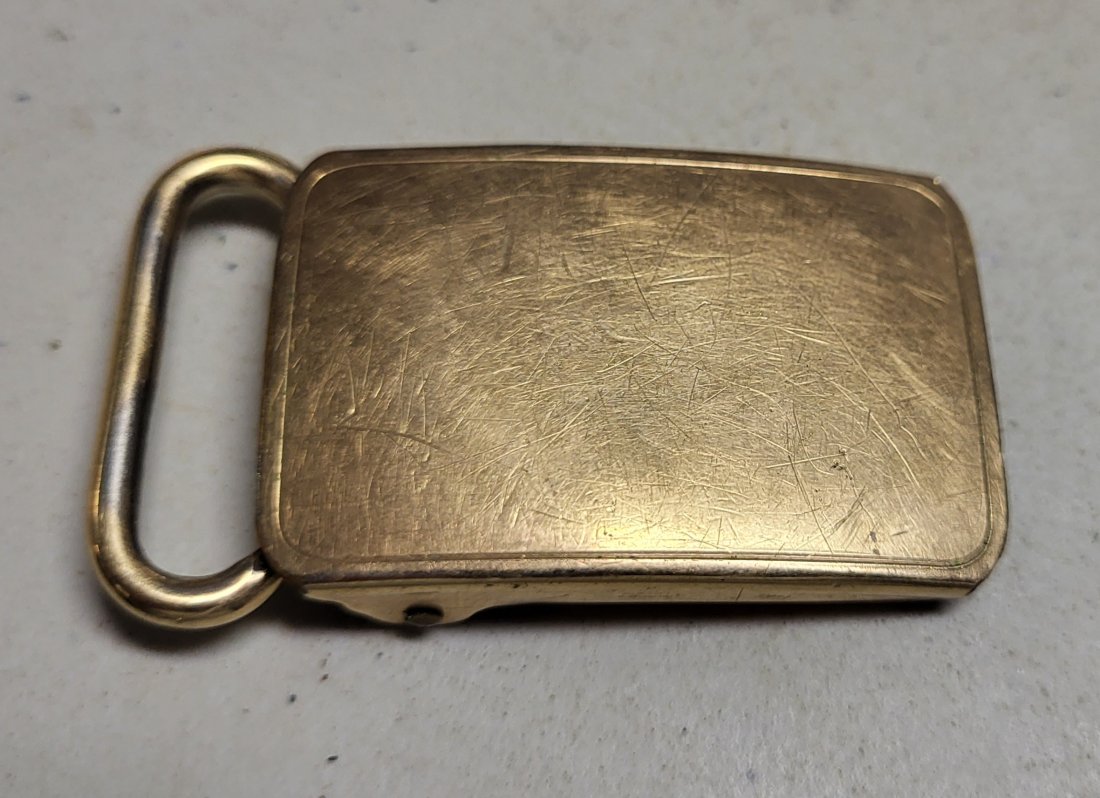 antique gold filled belt buckle 1940's: beautiful pre owned condition made for a 1" wide belt see pics 1/20th 12K GF