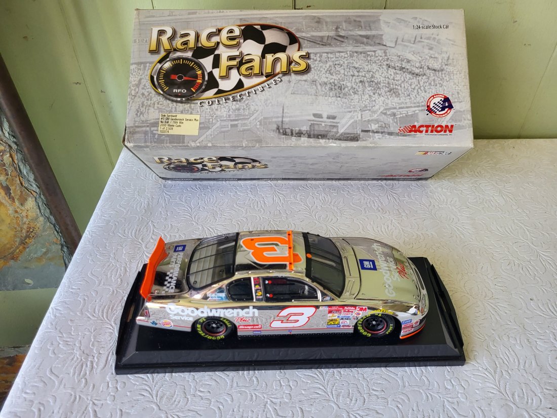 nascar dale earnhardt sr die cast 2000 car 1 of only 2508: monte carlo mint in orig box with plastic display 1 off 0nly 2508 no bull/76th win 1: 24 scale seepics