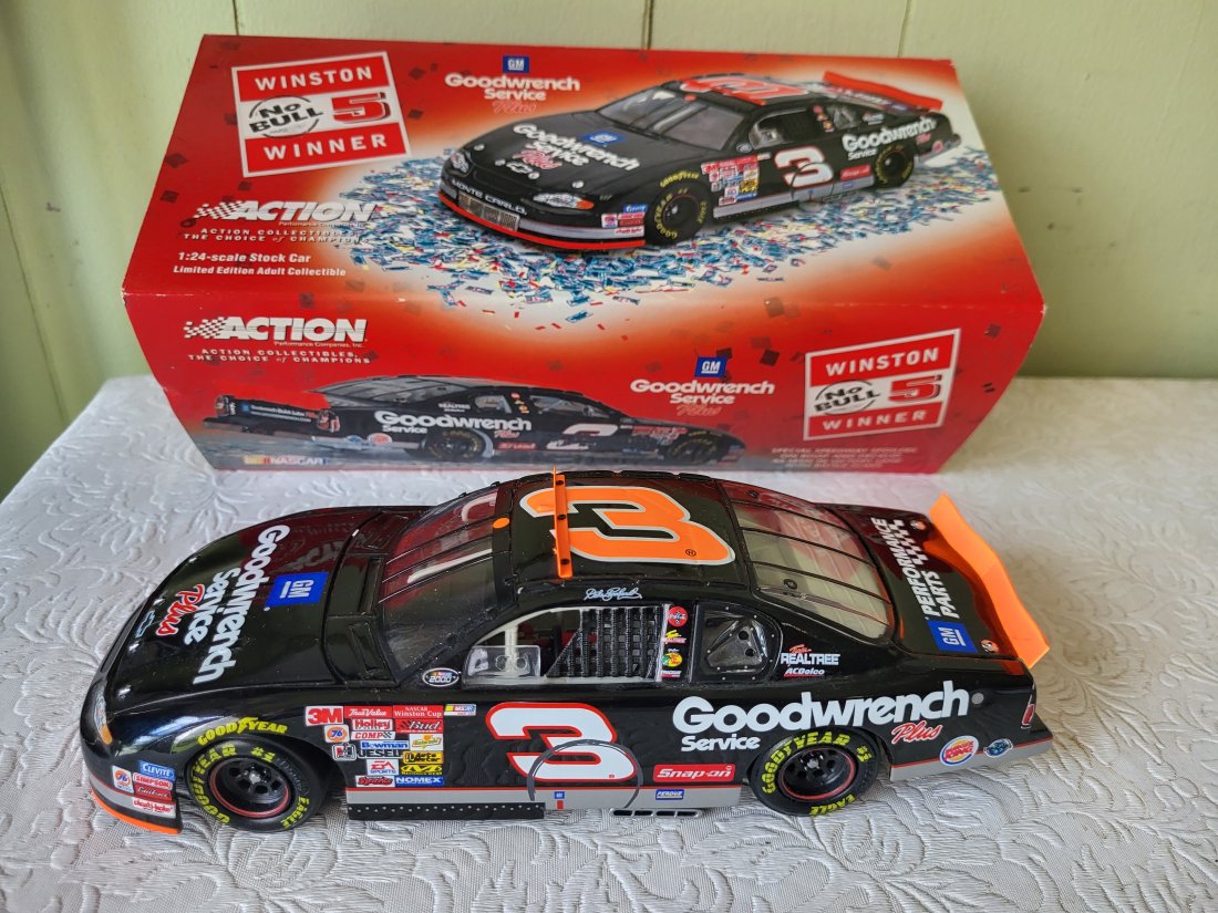 nascar dale earnhardt sr die cast car 2000: monte carlo mint in box w/ confetti packetteo too see pics