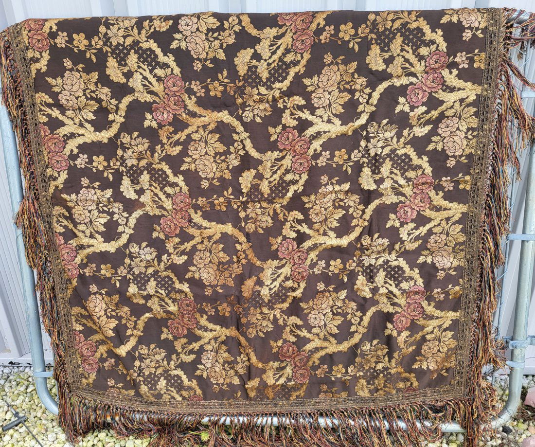 Antique Piano scarf , shawl, table cover, tapestry (1 of 3)