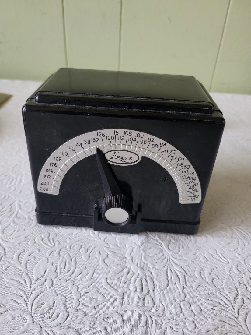 tg bakelite franz metronome LM-4 art deco works: looks great works great seepics