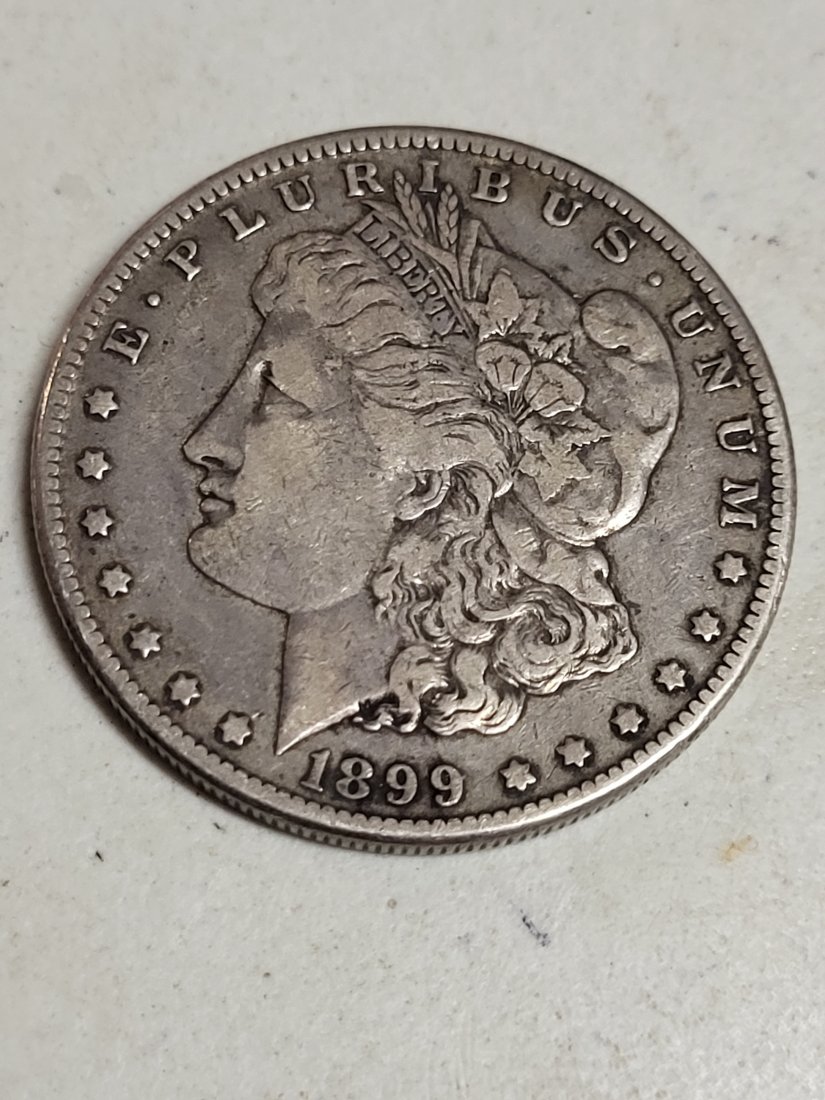 1899 morgan silver dollar XF!: from estate very nice coin see pics you decide the grade