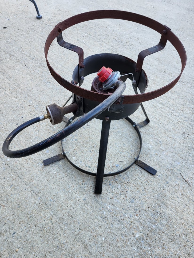 propane cooker stand burner outdoor patio (1 of 2)