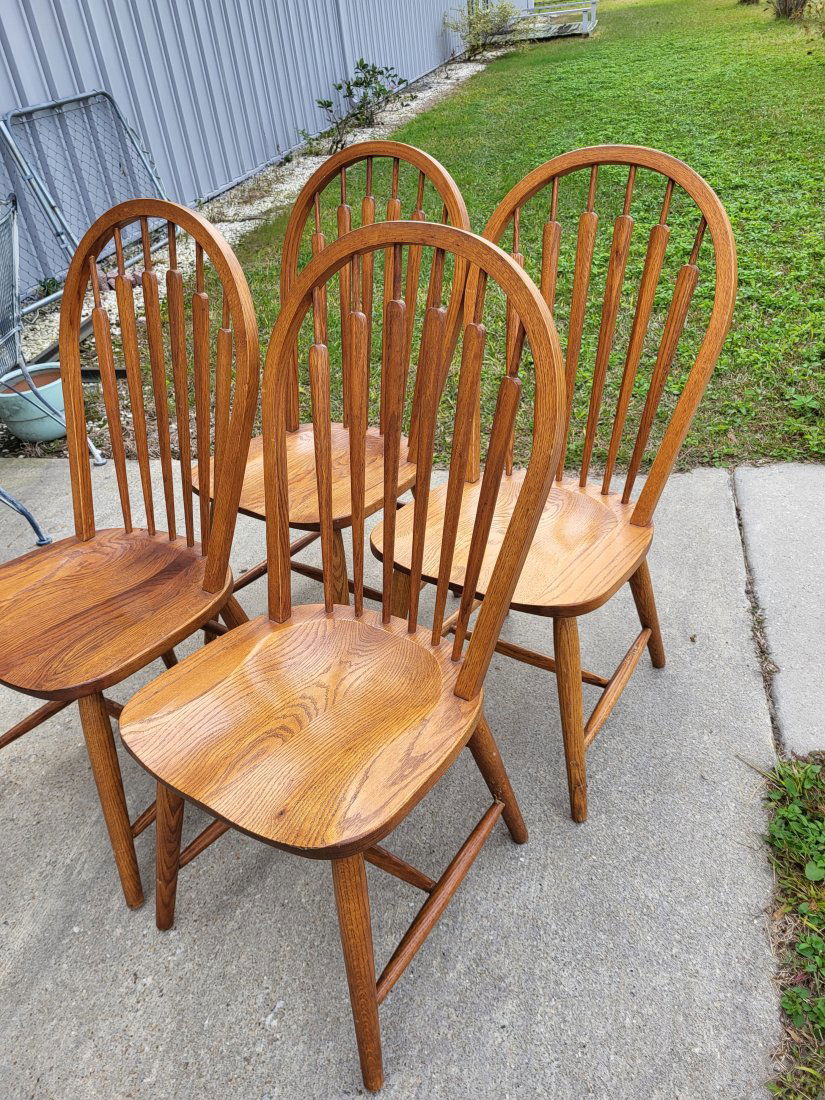 Richardson Brothers Oak Dining Table 8 Chairs