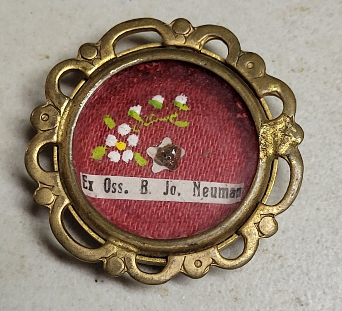 Reliquary B.J newman ex oss B Jo: pendant Italian reliquary relic Don't miss out on this one see pics