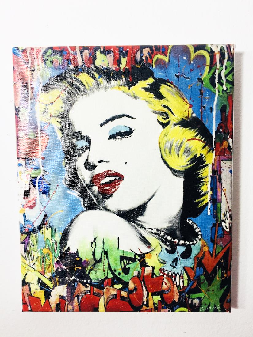 Nastya Roveskaya Pop Art "Marilyn Monroe" Giclee on (1 of 1)