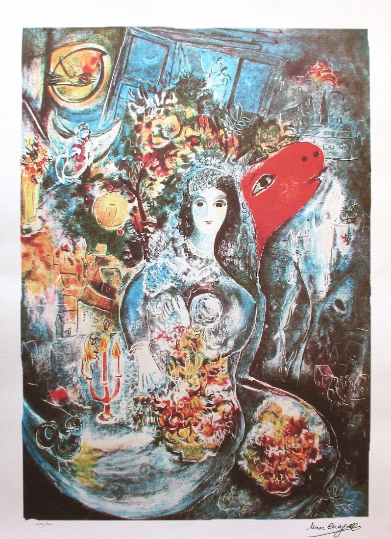 Marc Chagall Limited Edition Lithograph Signed & (1 of 2)