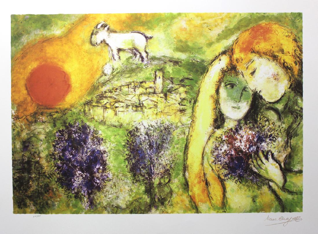 Marc Chagall Limited Edition Lithograph Signed & (1 of 2)
