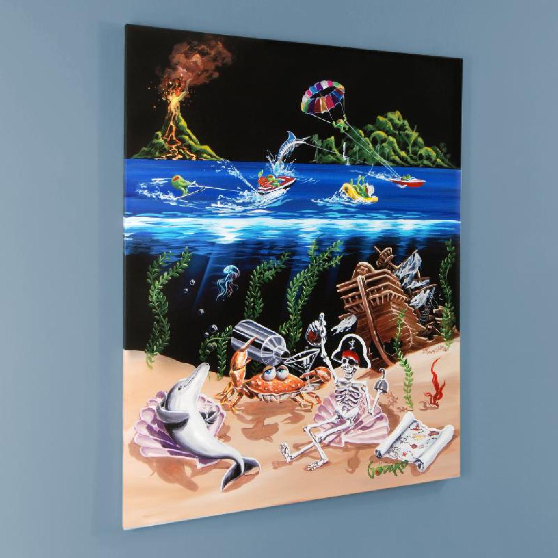 "Sand Bar 2" LIMITED EDITION Hand-Embellished Giclee on (1 of 3)