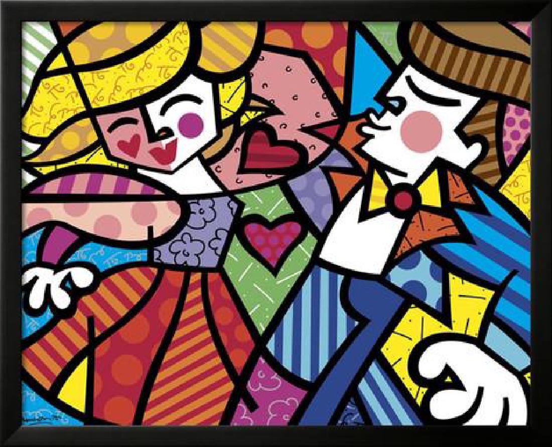 Romero Britto "Swing" Custom Framed Offset Lithograph (1 of 1)