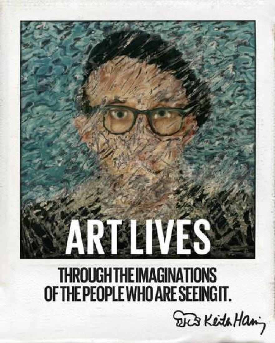 Keith Haring "Art Lives" Photographic Print (1 of 1)