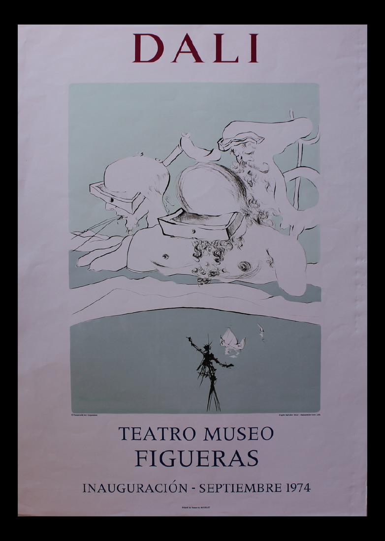 Salvador Dali Headless Man Lithographic Poster 29x21" (1 of 1)