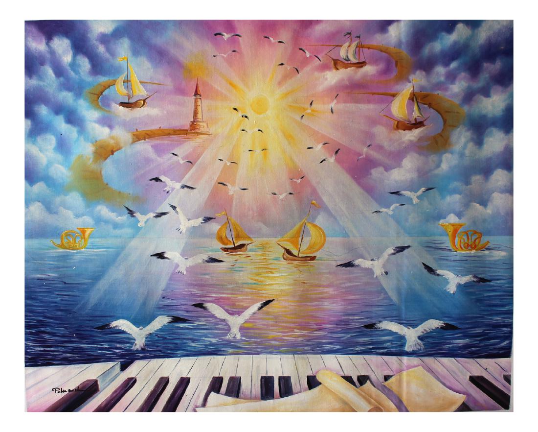 Eugene Poliarush Original Oil on Canvas Surreal Fine (1 of 2)