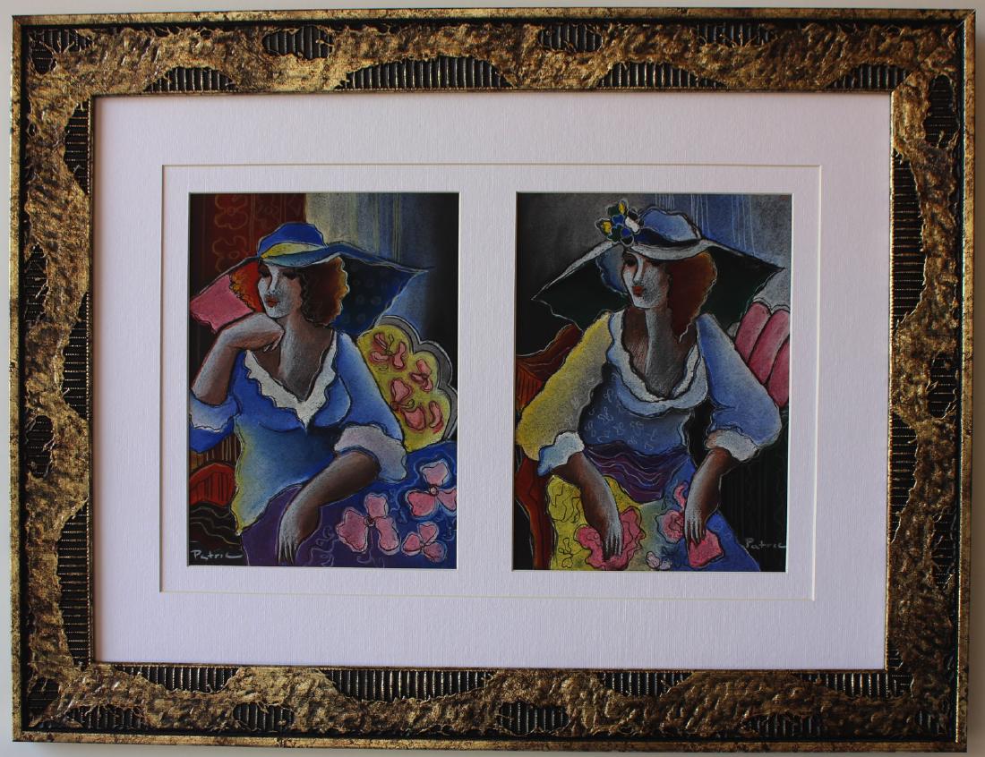 Patricia Govezensky Expecting Rain Framed 2 Originals (1 of 4)